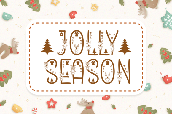 Jingle Noels Font PNG with transparent background - Preview 1