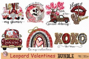 Leopard Valentines Sublimation Bundle Graphic by Hello Magic · Creative ...