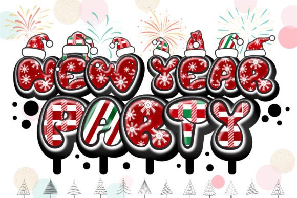 Merry Jolly Font PNG with transparent background - Preview 1