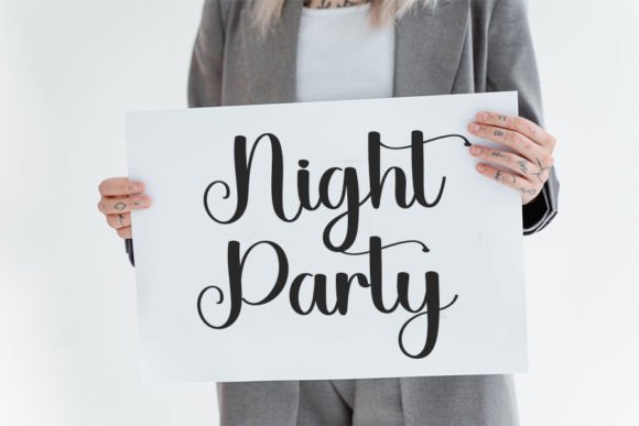 Organic Font PNG with transparent background - Preview 2