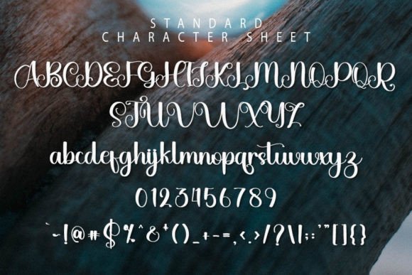 Organic Font PNG with transparent background - Preview 5