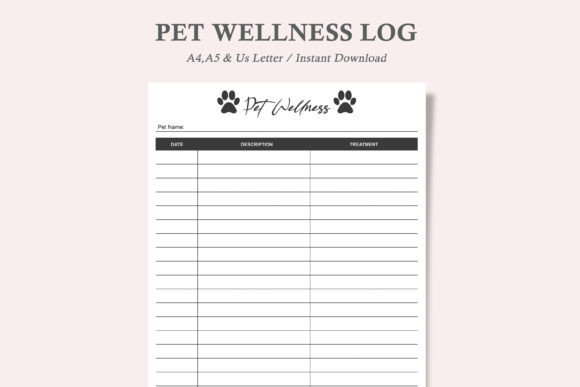 Pet Wellness Log