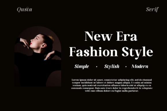 Qusta Font PNG with transparent background - Preview 4