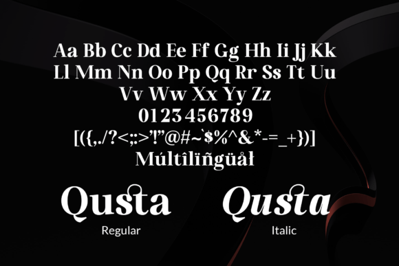 Qusta Font PNG with transparent background - Preview 6