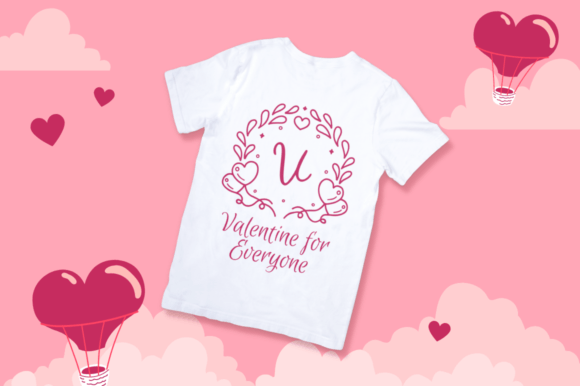 Rianda Valentine Monogram Font PNG with transparent background - Preview 2