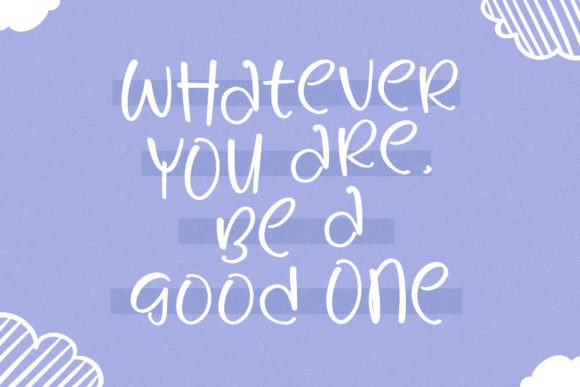 Smile Water Font PNG with transparent background - Preview 2