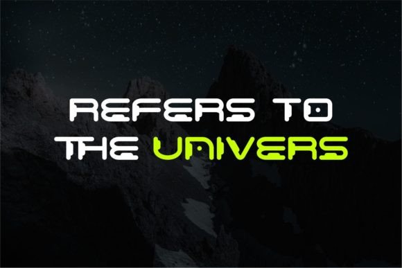 Alioth Font PNG with transparent background - Preview 1