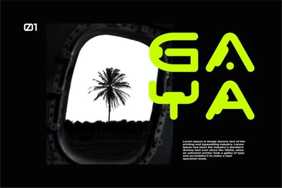 Alioth Font PNG with transparent background - Preview 3