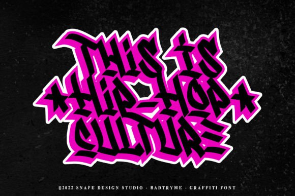 Badtryme Font - Preview 2