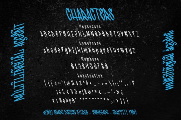 Bombcaps Font - Preview 1