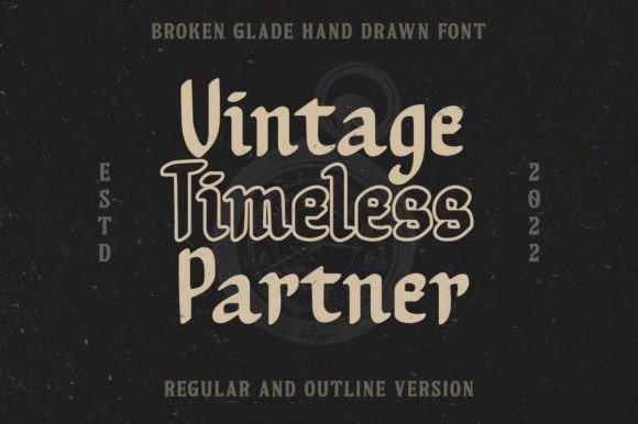 Broken Glade Font - Preview 1