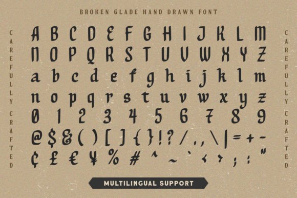 Broken Glade Font - Preview 4