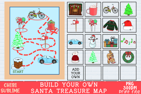 Build a Printable Santa Treasure Map