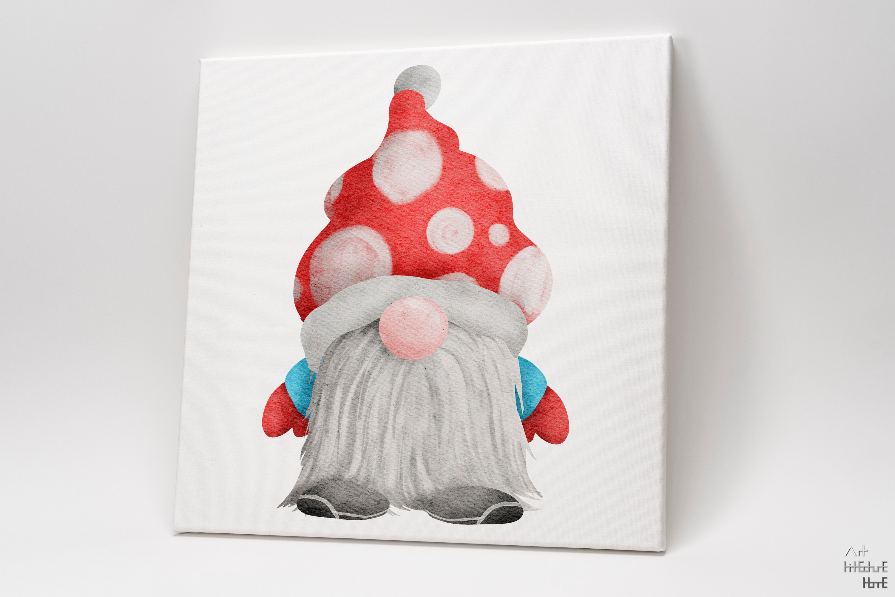 Christmas Watercolor Gnomes Cliparts Png - photo 6