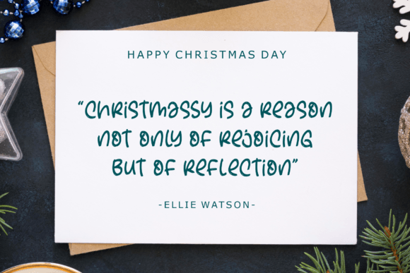 Christmassy Font PNG with transparent background - Preview 1