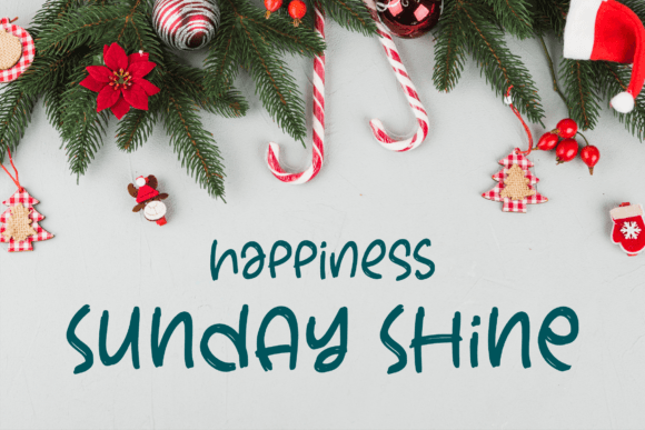 Christmassy Font PNG with transparent background - Preview 5