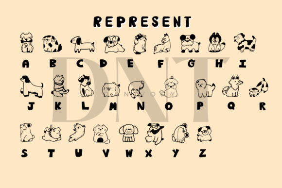 Cute Dogs Font - Preview 1
