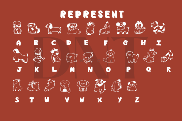 Cute Dogs Font - Preview 2