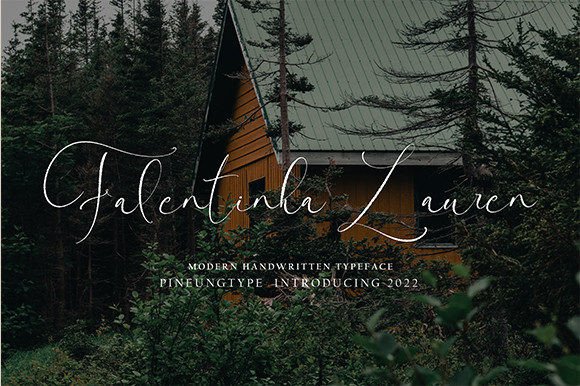 Farmhousebarn Font PNG with transparent background - Preview 4