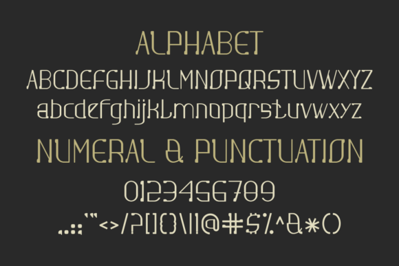 Goverent Font - Preview 1