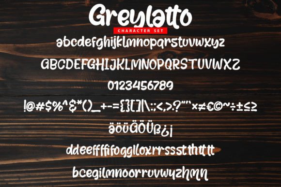 Greylatto Font - Preview 4