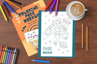 KDP Coloring Pages Mockup Graphic by Rami's design · Creative Fabrica