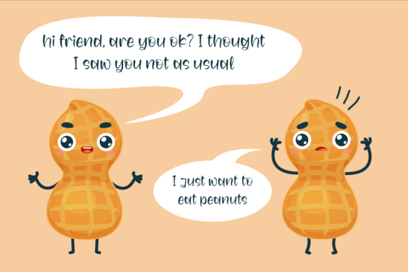 Kacang Disko Font PNG with transparent background - Preview 5