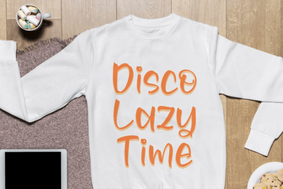 Kacang Disko Font PNG with transparent background - Preview 6