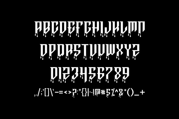 Mbleber Font PNG with transparent background - Preview 3