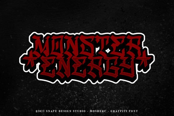 Mosherc Font PNG with transparent background - Preview 2