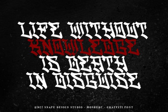 Mosherc Font PNG with transparent background - Preview 3