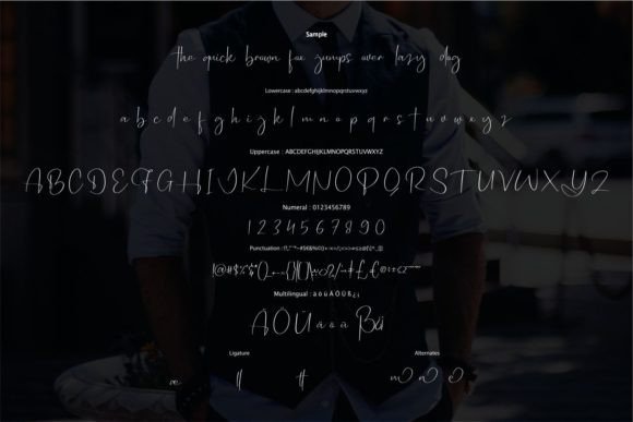 Parthisone Font PNG with transparent background - Preview 5