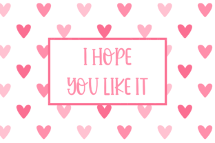 Pink Heart Valentines Day Digital Paper Graphic by SimpleStyles ...