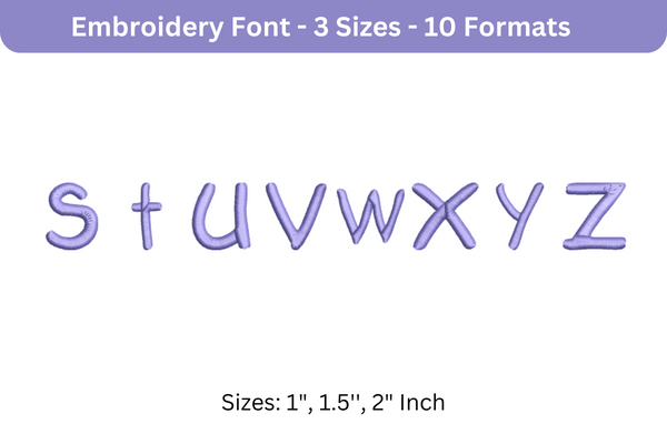 Second Grader Font S to Z · Creative Fabrica