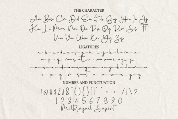 Signaturae Font PNG with transparent background - Preview 6