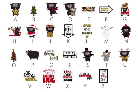 Beary Christmas Font - Preview 1