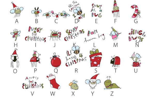 Buggy Christmas Font - Preview 1