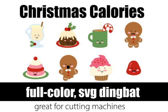 Preview of Christmas Calories dingbat font
