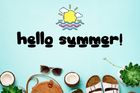 Inspire Sunny Font PNG with transparent background - Preview 3