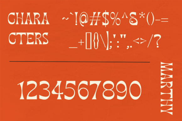Marthy Font PNG with transparent background - Preview 5