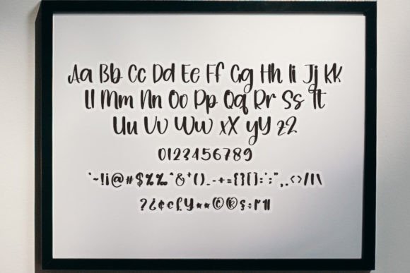 Simple Night Font PNG with transparent background - Preview 3