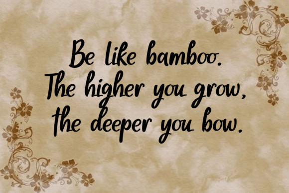 Bamboo Flute Font - Preview 3