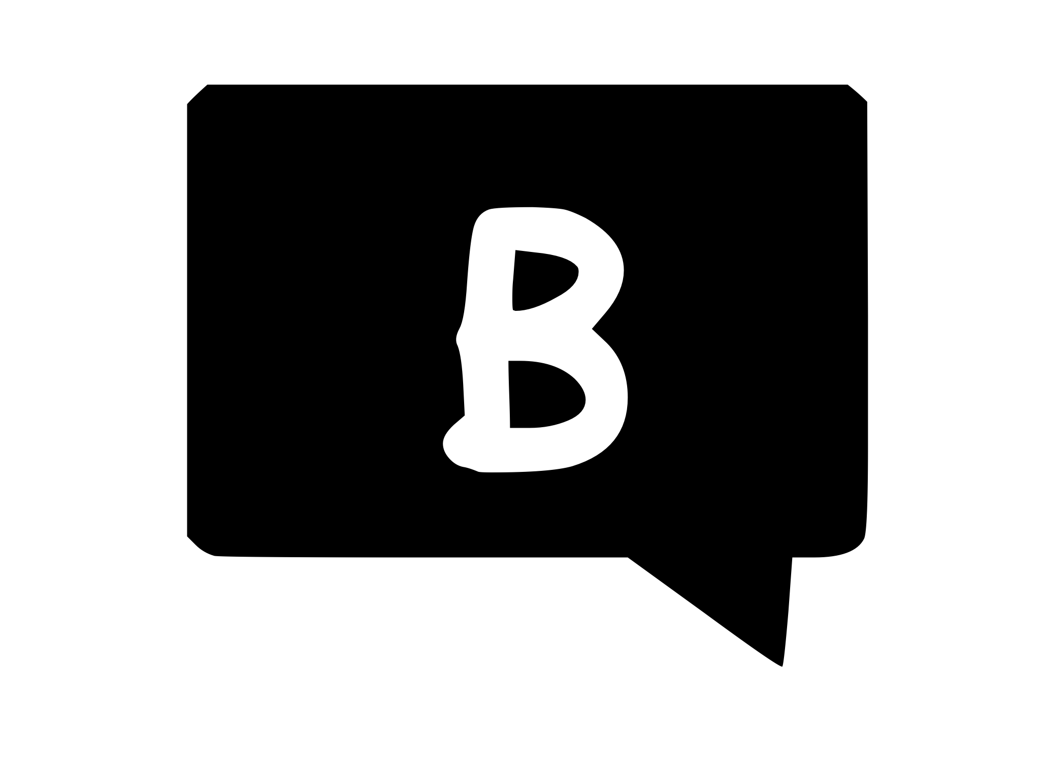 Comic Speech Bubble B Graphic by GraphicsBam Fonts · Creative Fabrica