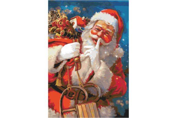 Christmas Santa Cross Stitch Patterns 19