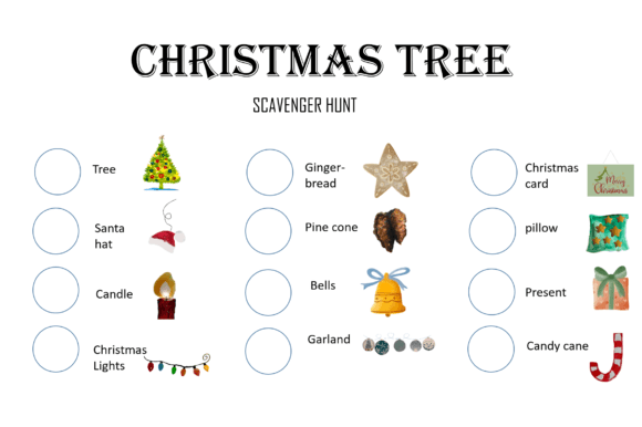 Christmas Tree Scavenger Hunt