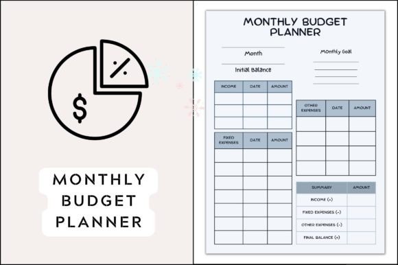 Monthly Budget Planner Printable