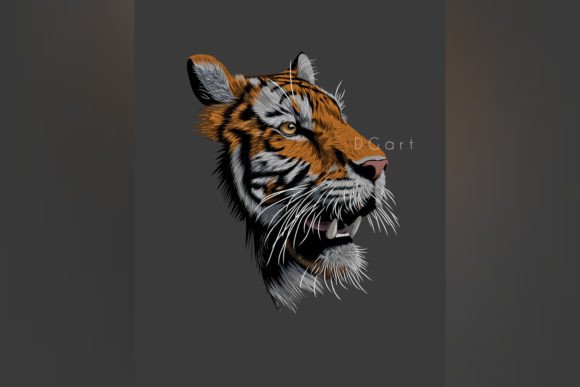 Realistic Tiger Graphics