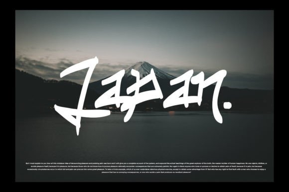 Shutoku Font PNG with transparent background - Preview 1