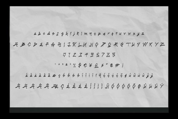 Shutoku Font PNG with transparent background - Preview 4