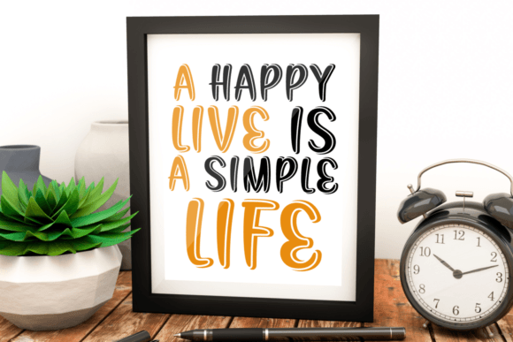 Always Be Happy Font PNG with transparent background - Preview 1